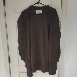 RACHEL Rachel Roy Brown Cardigan Sweater